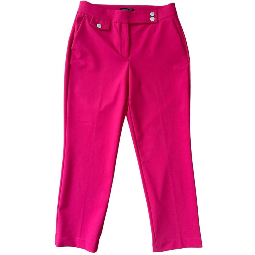 Rachael Zoe High Waist Tapered Leg Trouser Pants Pink Size 6